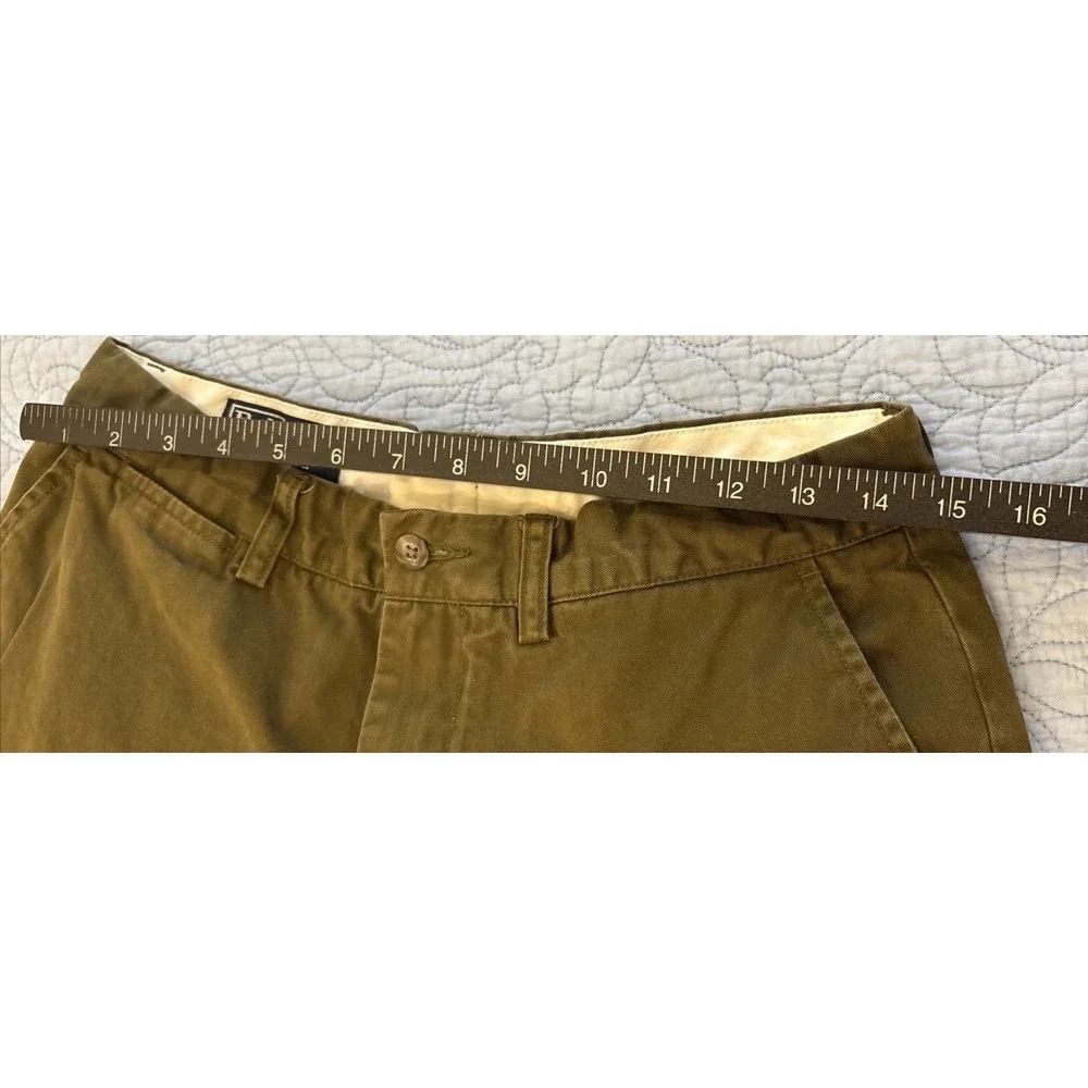 Polo Ralph Lauren Mens 32x32 (30X30) Prospect Chino Pants Olive Green Cotton